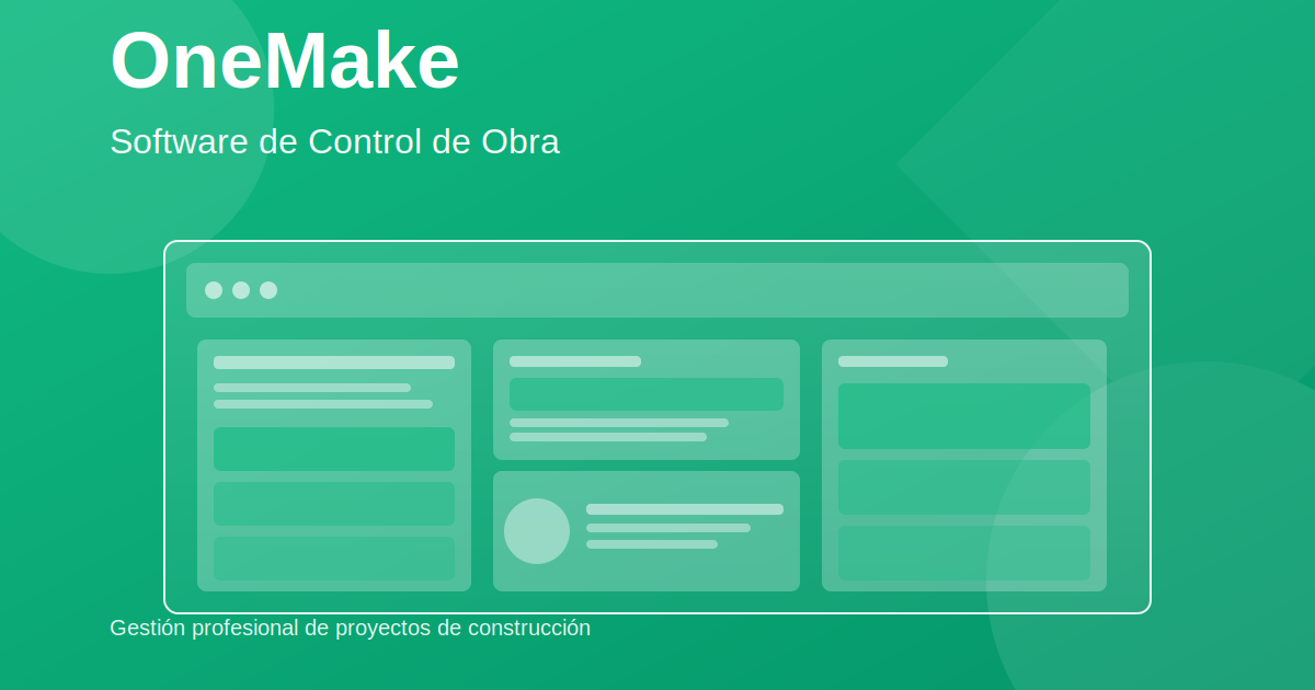 OneMake preview